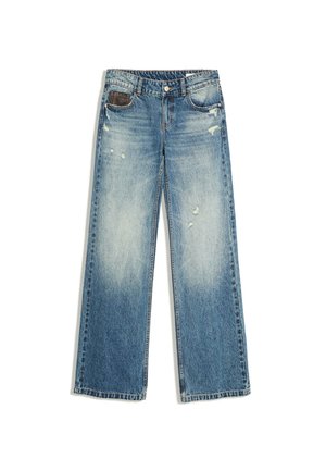 Bershka, Jean droit - dark blue
