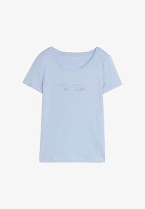 TOM TAILOR, T-SHIRT WITH LOGO PRINT - T-shirt print - kentucky blue