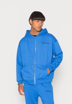 MENNACE UNISEX ESSENTIAL ZIP THROUGH HOODIE UNISEX - Zip-up sweatshirt - blue