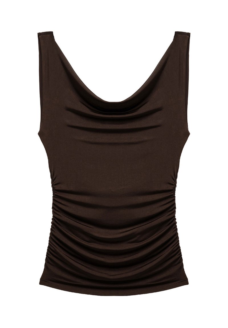 Koton COWL NECK - Top - brown