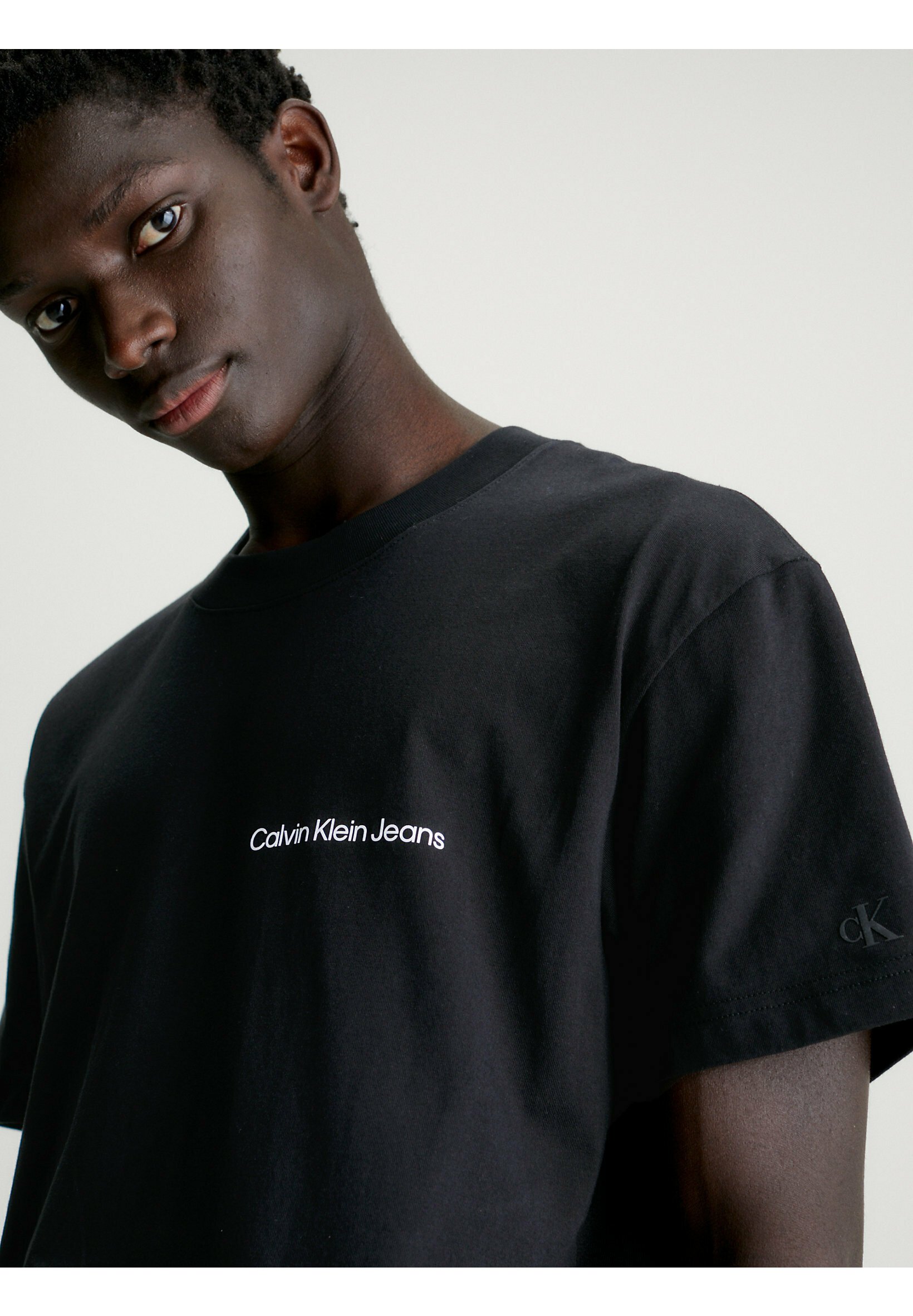 Calvin Klein Jeans INSTITUTIONAL TEE - T-shirt basic/czarny