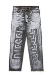 Egyenes szárú farmer - denim nero