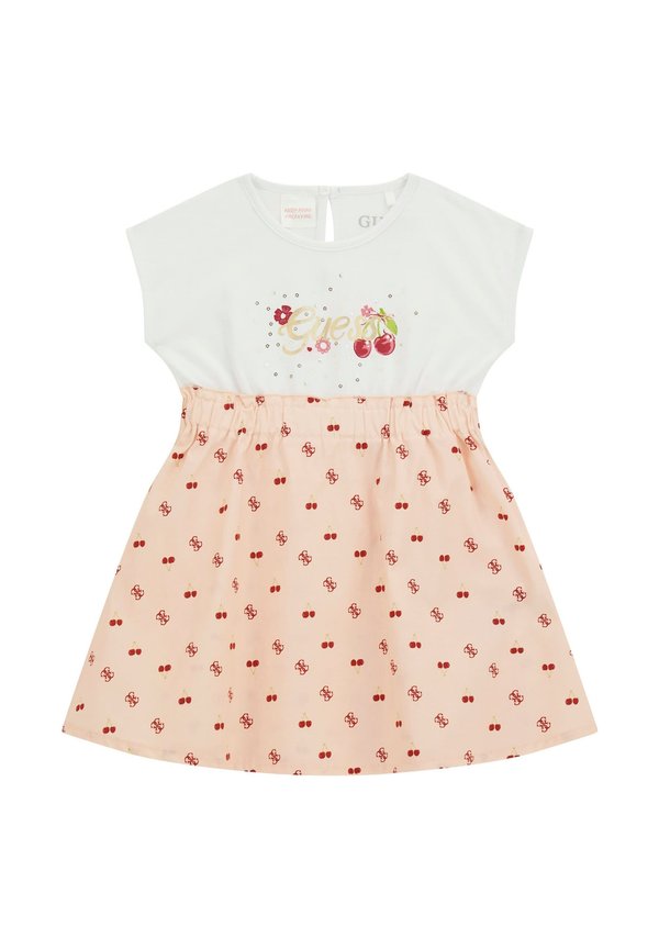 ALLOVER - Jerseykleid - mehrfarbe rose