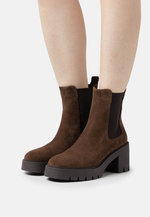 Ankle boots - mocca