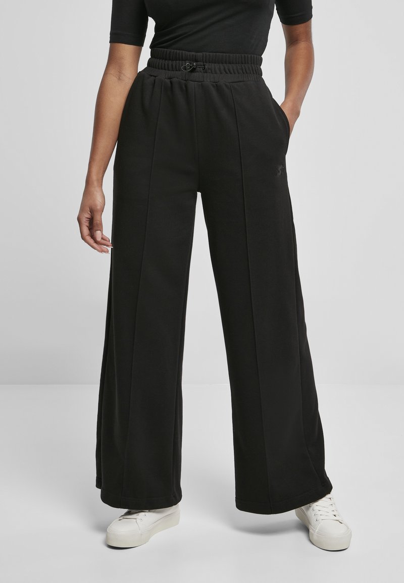 Starter STARTER WIDE LEG PANTS Tracksuit bottoms black Zalando.ie