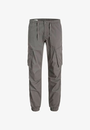 Jack & Jones JPSTKANE JJNOAH CUFFED - Kareiviško stiliaus kelnės - granite grey