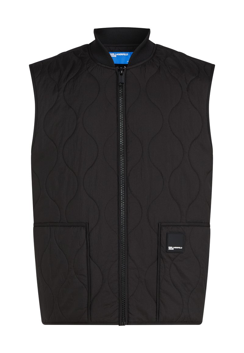 Karl Lagerfeld Jeans LIGHTWEIGHT QUILTED VEST Weste Black schwarz 