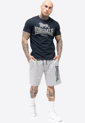 SET NORMALE PASSFORM MAIR - Tracksuit bottoms - dark navy marl grey