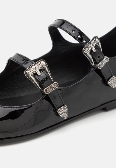 The Kooples CHAUSSURES - Baletkurpes ar siksniņu ap potīti - black