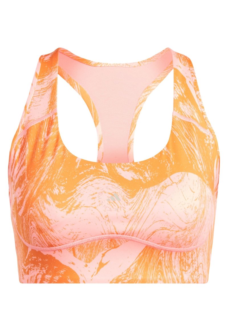 adidas by stella mccartney Sport-bh met medium support rood adidas by stella mccartney Sport-bh met medium support rood