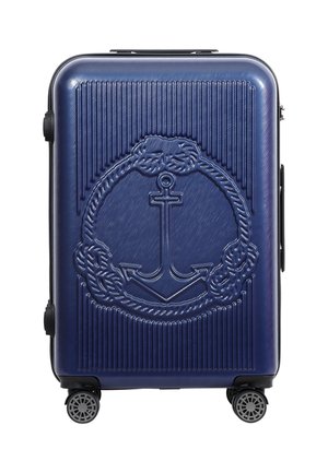 Wheeled suitcase - navy blau