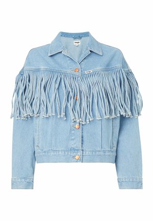 WESTERN FRINGE  - Jeansjacka - cloud nine