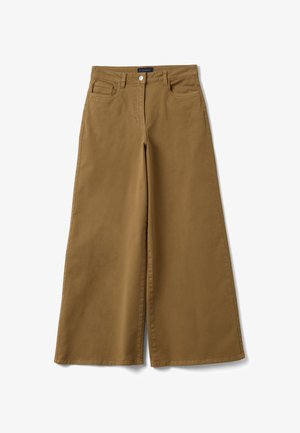 PIOMBO, WIDE-LEG TROUSERS - Wide Leg - khaki