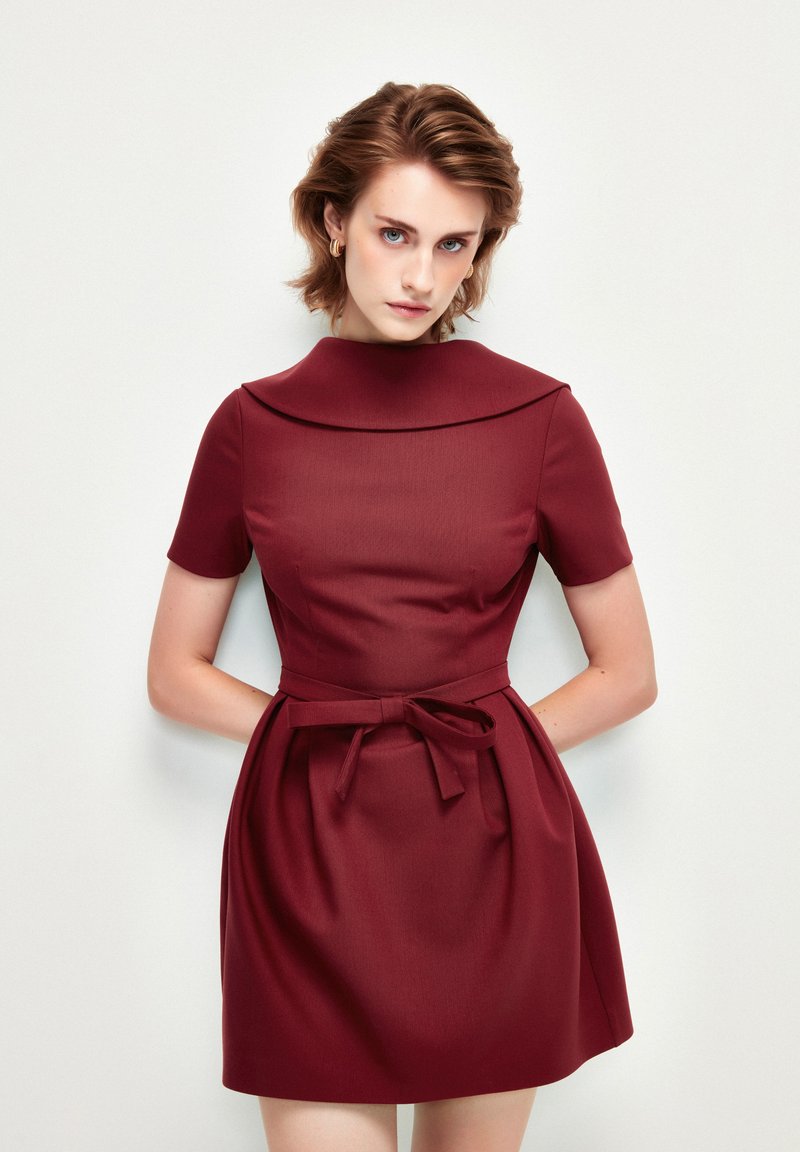 adL - SHORT SLEEVE  - Cocktailkleid/festliches Kleid - claret red, Vergrößern