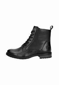 Lace-up ankle boots - schwarz