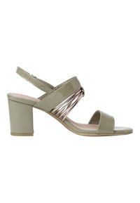 Marco Tozzi Sandals - moss patent c.