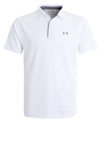 TECH - Polo shirt - white/graphite
