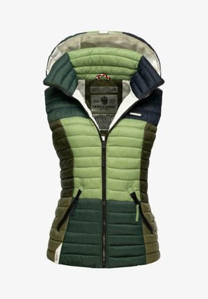 SHADAA - Bodywarmer - multicolour green forrest