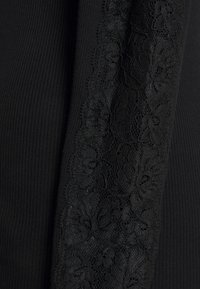 Rosemunde BERNADINE  REGULAR O NECK - Top dugih rukava - black