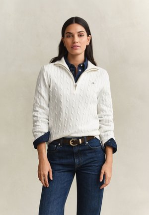 GANT, Striktrøje - eggshell