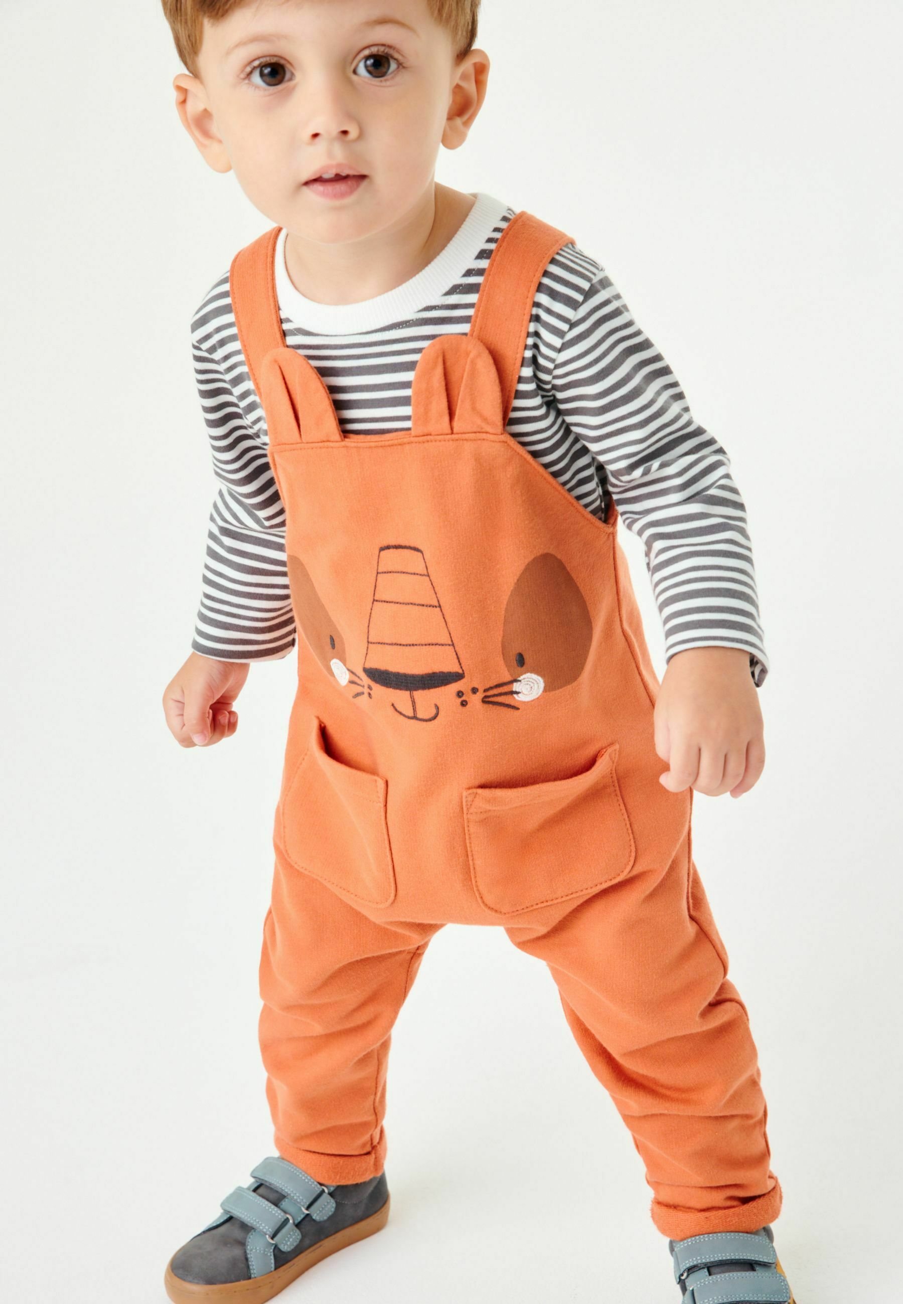 BOBOLI Jungen Langarmshirt Weiß
