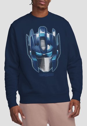 TRANSFORMERS GENERATIONS OPTIMUS LARGE FACE - Sweatshirt - dark blue