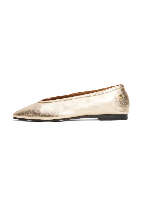 METAL NO BOW - Ballet pumps - gold