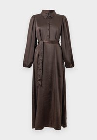 VMBEA SHIRT DRESS - Skjortekjole - chocolate torte