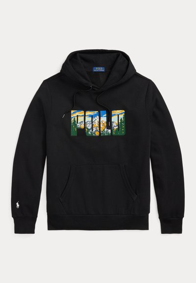 Polo Ralph Lauren LOGO FLEECE HOODIE - Hoodie - black