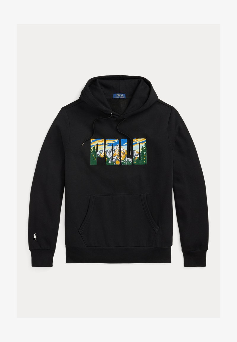 Polo Ralph Lauren LOGO FLEECE HOODIE - Hoodie - black