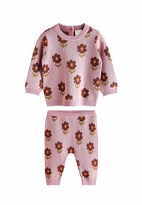 Niet geselecteerd, purple flower print