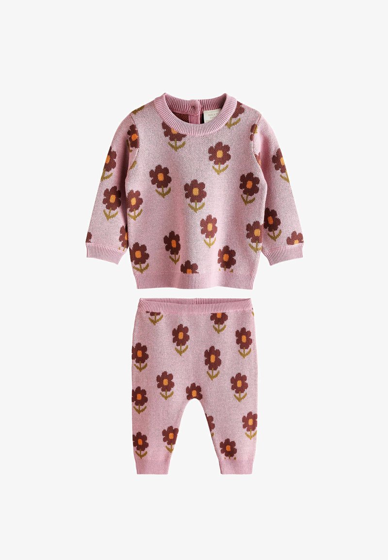 Next SET - REGULAR FIT - Džemperis - purple flower print