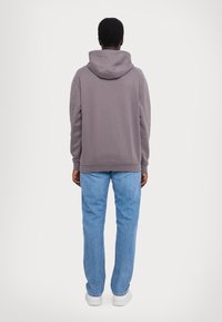 EA7 Emporio Armani FELPA - Felpa con cappuccio - volcanic glass