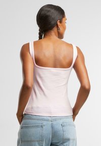 Urban Classics WIDE NECK 2-PACK - Top - white blushedrose