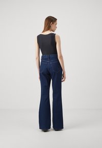 Abercrombie & Fitch BARE SOFT MATTE SHELL BODYSUIT  - Débardeur - black beauty