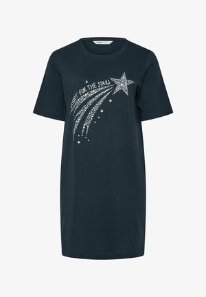 Yours Clothing, PLUS SIZE NIGHTDRESSES & CHEMISES - Nachtjapon - navy