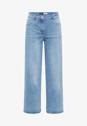 Cecil, HIGH WAIST WIDE LEG JEANS IM SLIM FIT - Jean boyfriend - authentic used wash