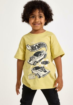 HOT WHEELS - T-shirt print - light dusty green