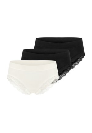 3ER PACK UNIQUE BRAZIL   - Slip - schwarz   off white