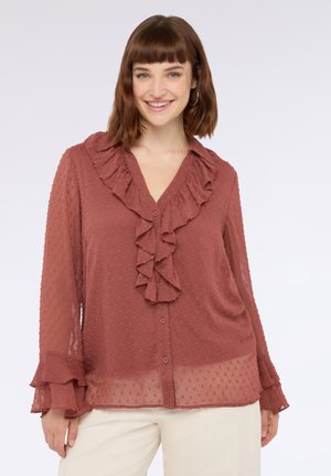 Hemdbluse - marrone