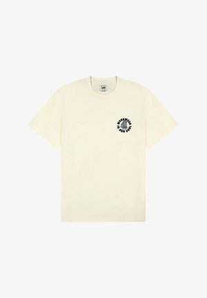 Lee SHORT SLEEVE GRAPHIC - Camiseta estampada - ecru