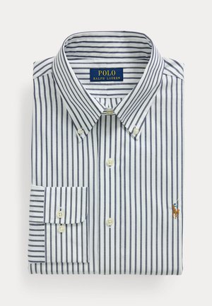 Polo Ralph Lauren, CUSTOM FIT STRIPED PINPOINT OXFORD SHIRT - Πουκάμισο - blue/white