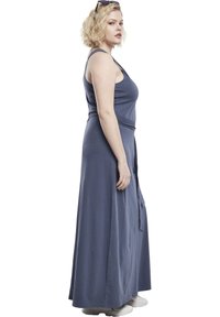 Urban Classics Curvy LADIES LONG RACER BACK DRESS - Maksi suknelė - vintageblue