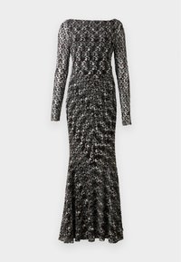 LONG DRESS - Cocktailkleid/festliches Kleid - dark brown/black