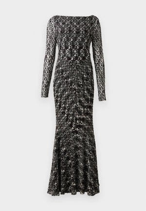 Missoni LONG DRESS - Robe de soirée - dark brown/black