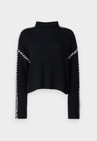 VMNEWCREAM FUNNELNECK PULLOVER  - Džemper - black/birch