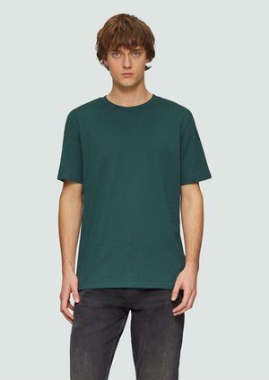RUNDHALSAUSSCHNITT - T-shirt basique - smaragd