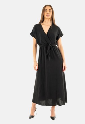 PAPILLON - Robe longue - noir