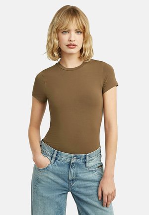 G-STAR, 2ND SKIN T-SHIRT - T-shirt basique - teak