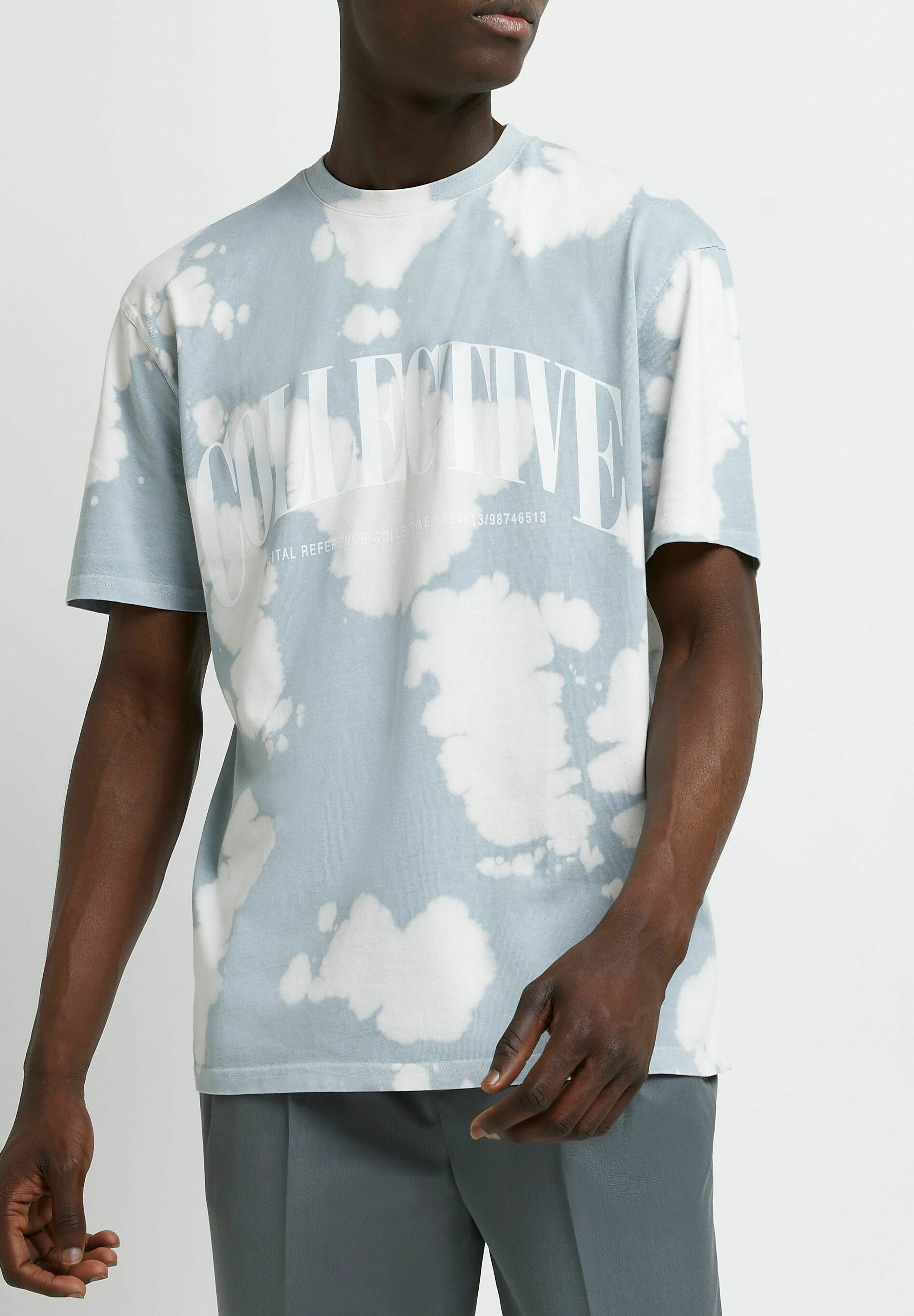River Island T-shirt print - grey light/grijs - Zalando.nl